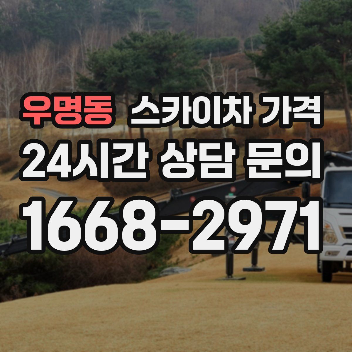 우명동 스카이차 가격