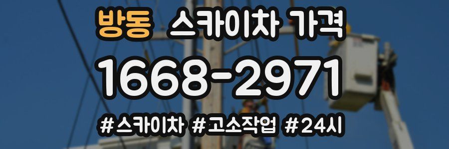 방동 스카이차 가격