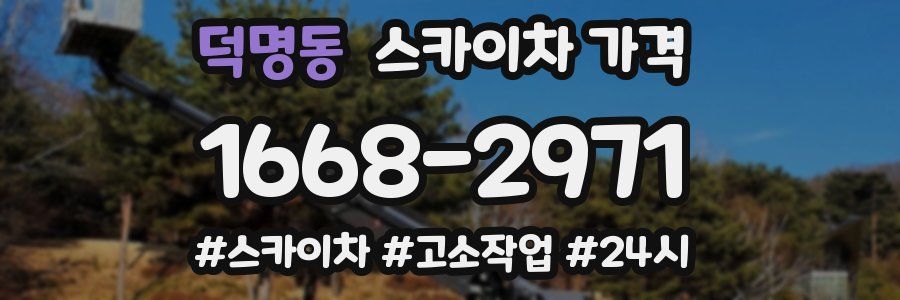 덕명동 스카이차 가격