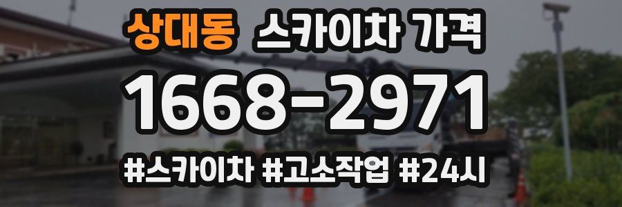 상대동 스카이차 가격