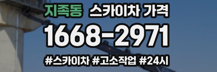 지족동 스카이차 가격