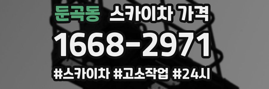 둔곡동 스카이차 가격