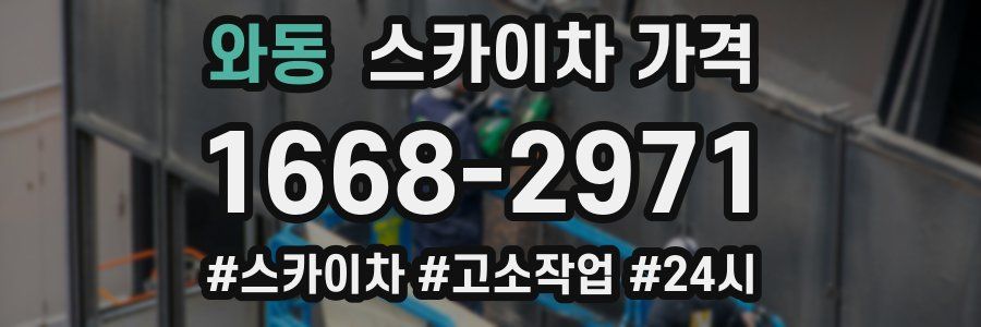 와동 스카이차 가격