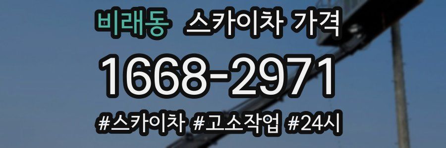 비래동 스카이차 가격