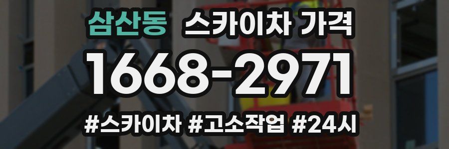 삼산동 스카이차 가격