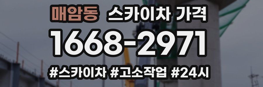 매암동 스카이차 가격