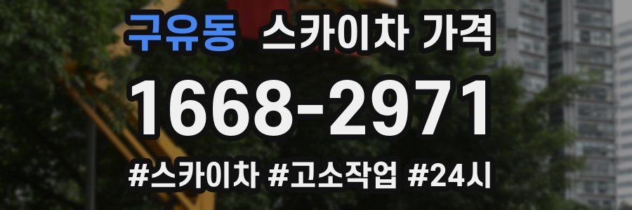 구유동 스카이차 가격