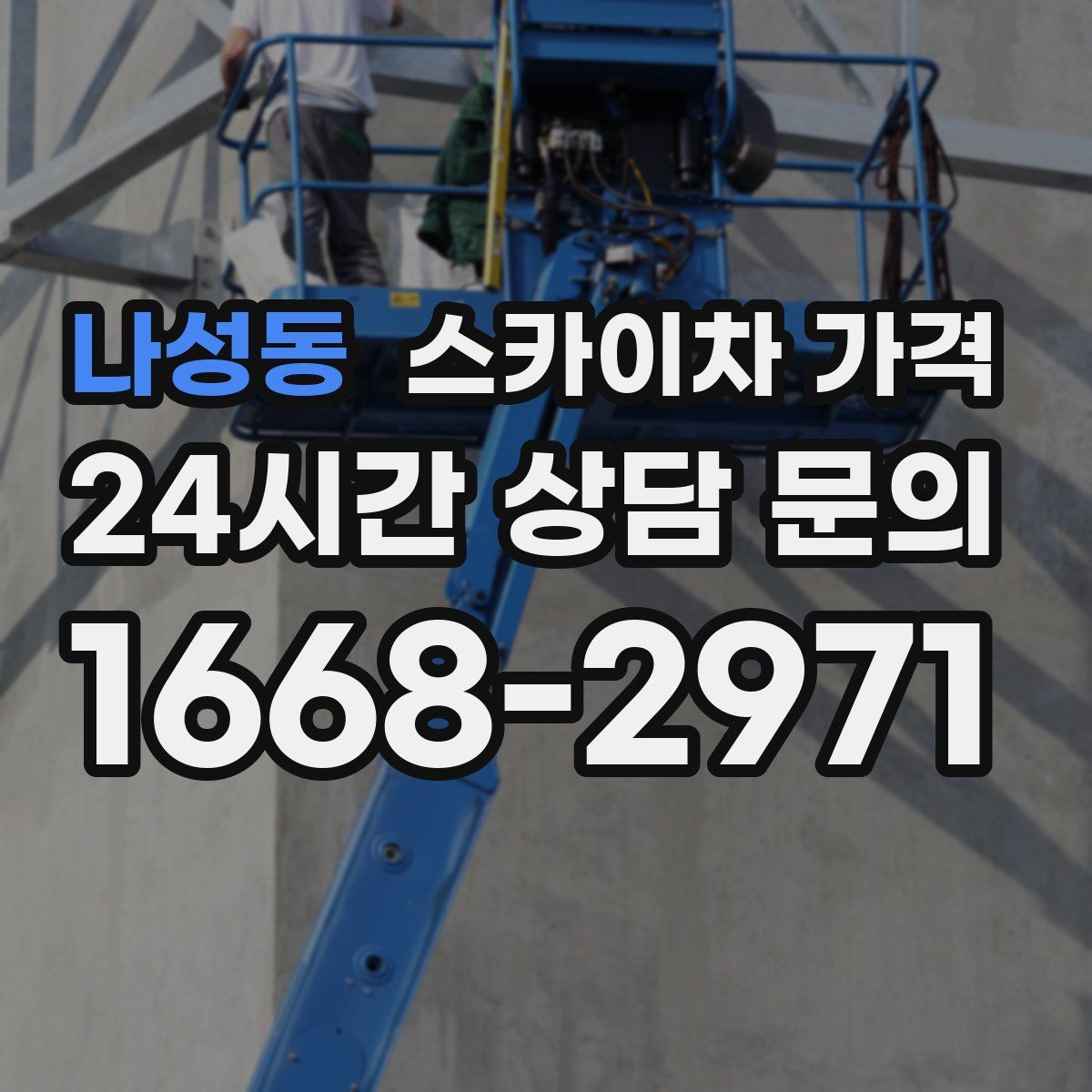 나성동 스카이차 가격