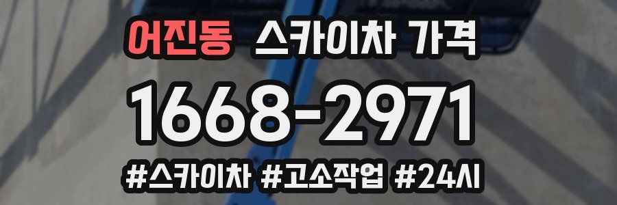 어진동 스카이차 가격