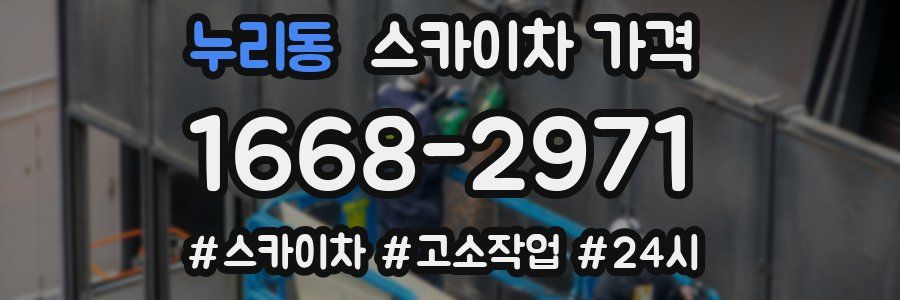 누리동 스카이차 가격