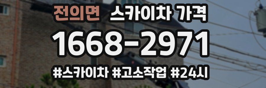 전의면 스카이차 가격