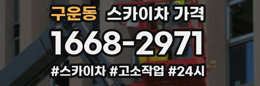 구운동 스카이차 가격