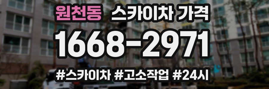 원천동 스카이차 가격