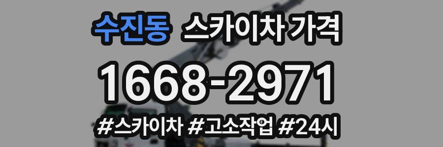 수진동 스카이차 가격