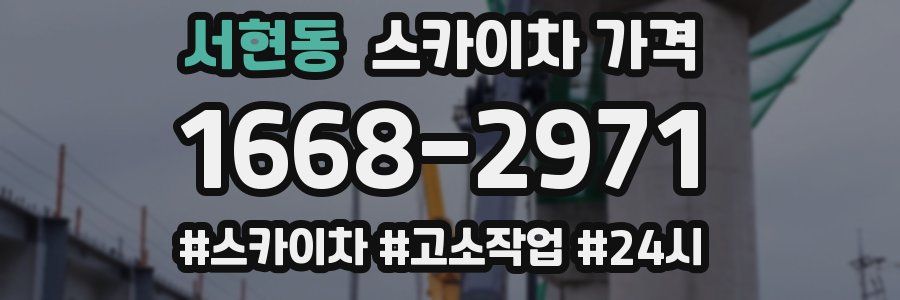 서현동 스카이차 가격