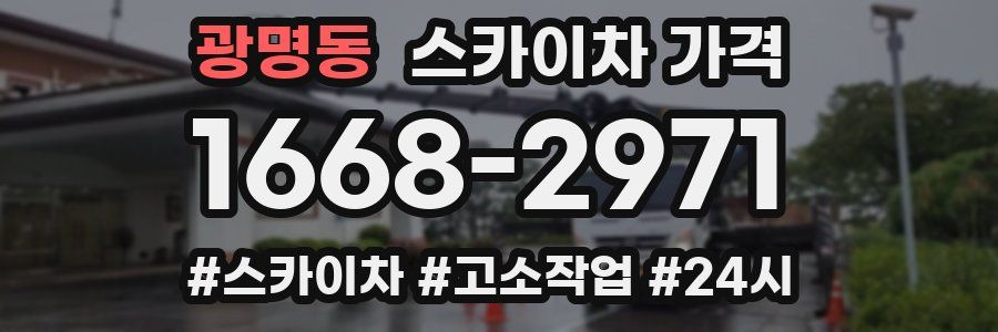 광명동 스카이차 가격