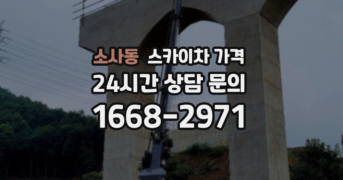 소사동 스카이차 가격