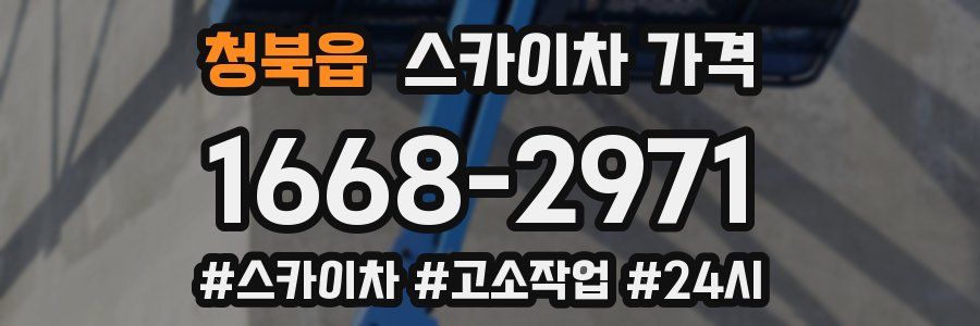 청북읍 스카이차 가격