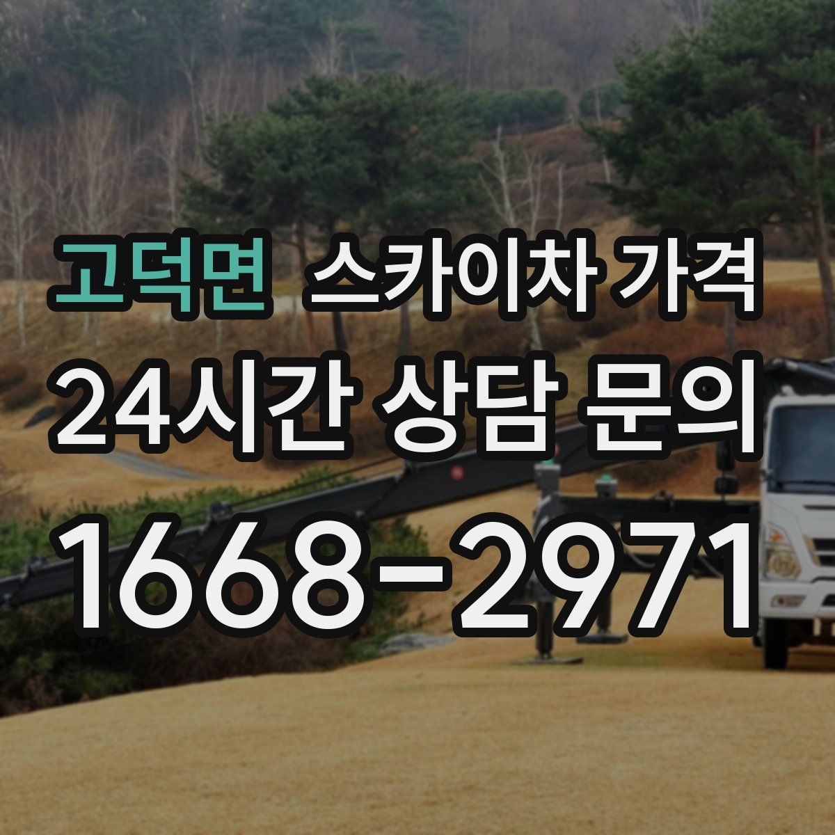 고덕면 스카이차 가격