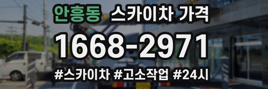 안흥동 스카이차 가격