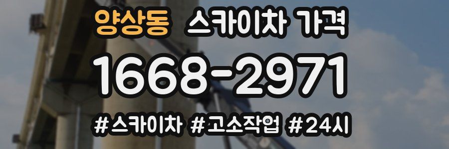 양상동 스카이차 가격