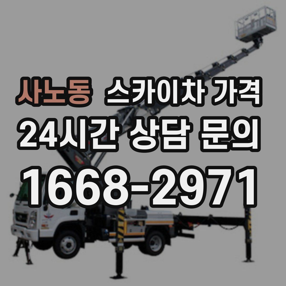 사노동 스카이차 가격