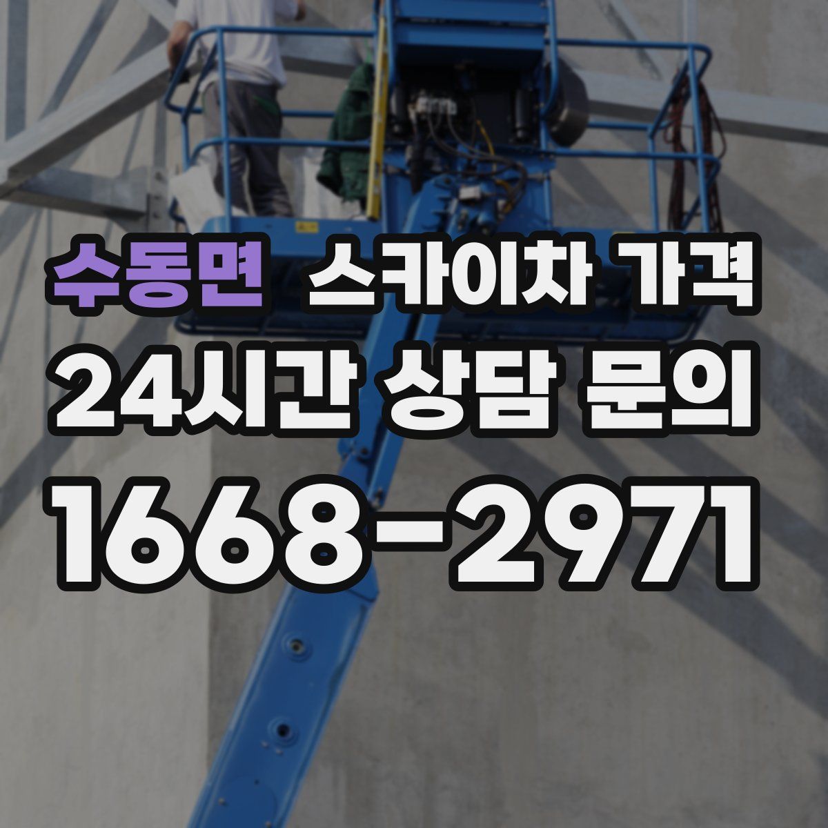 수동면 스카이차 가격