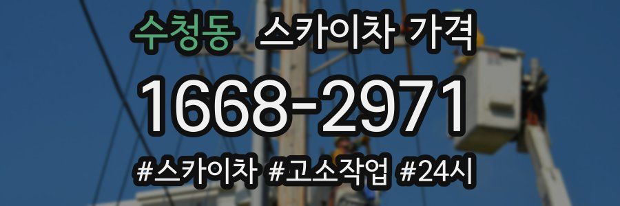 수청동 스카이차 가격