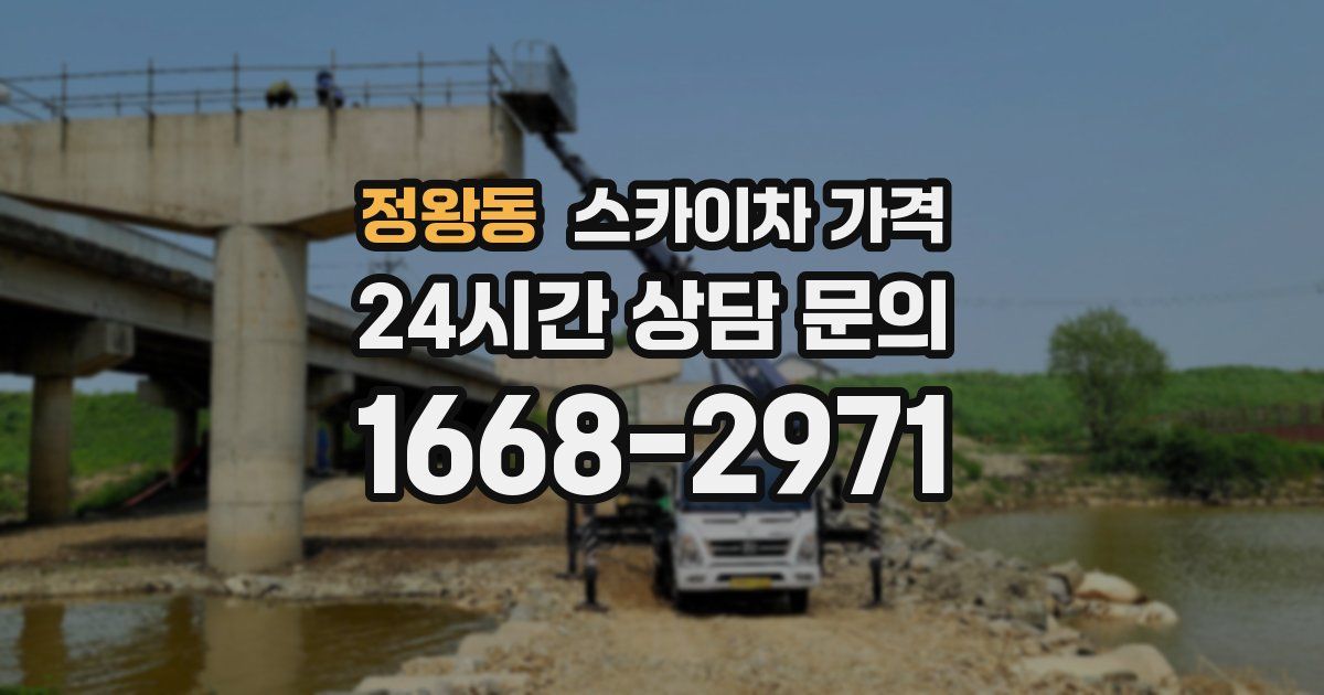 정왕동 스카이차 가격