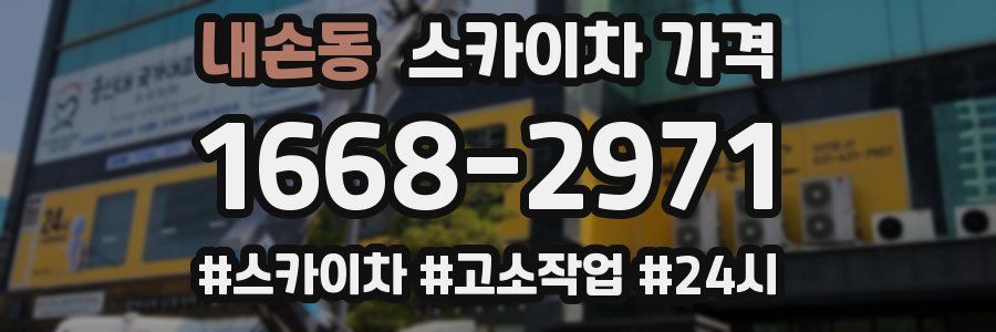 내손동 스카이차 가격