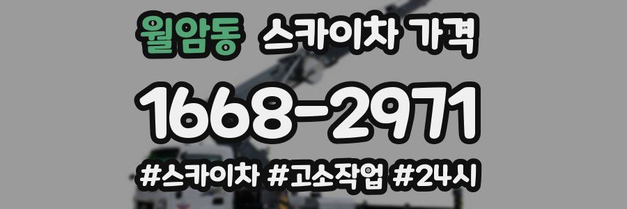 월암동 스카이차 가격