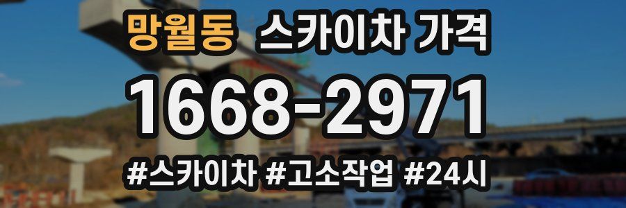 망월동 스카이차 가격