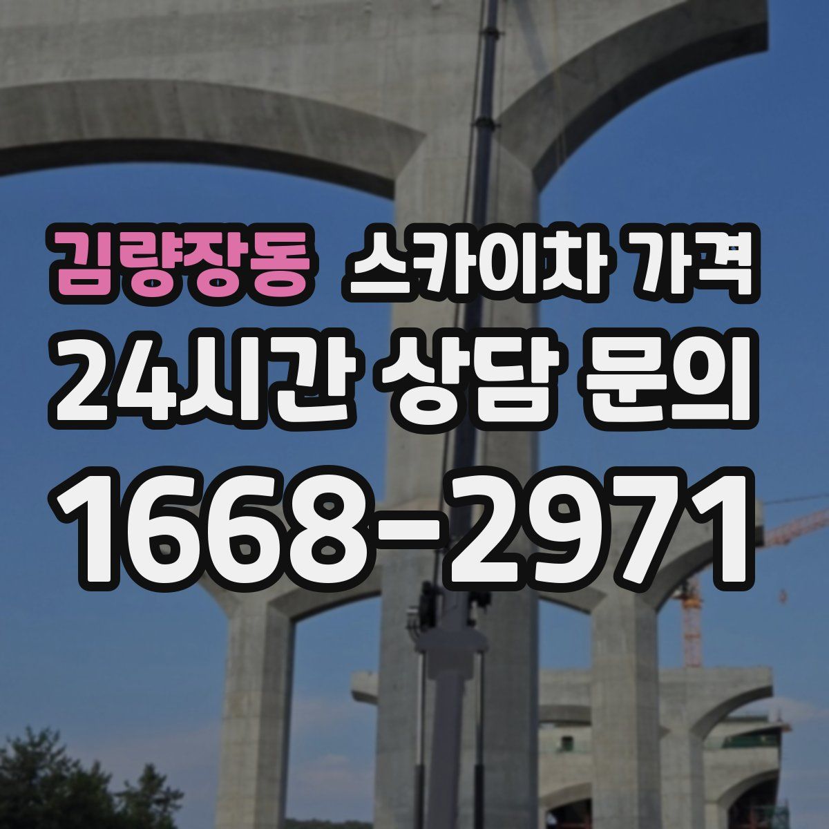 김량장동 스카이차 가격