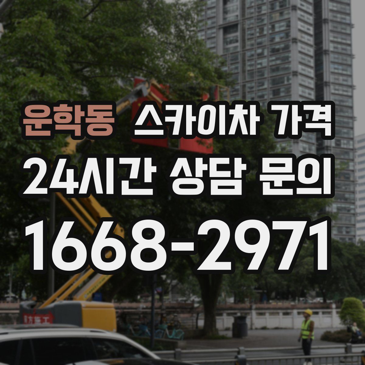 운학동 스카이차 가격