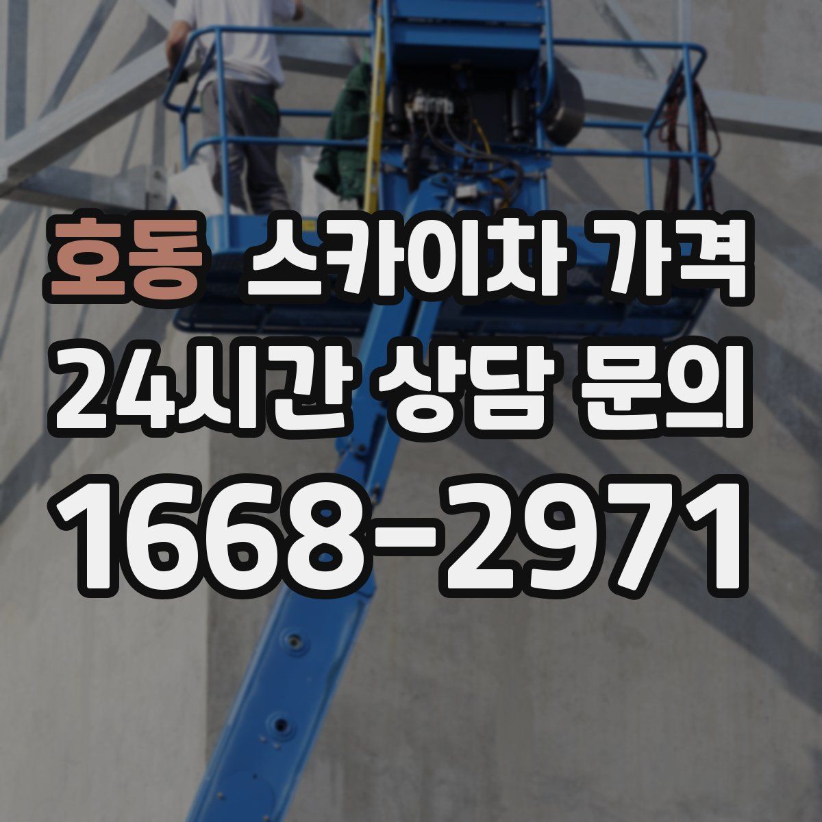 호동 스카이차 가격