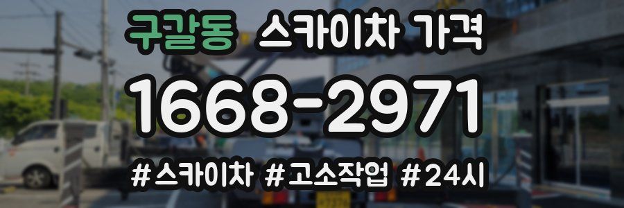 구갈동 스카이차 가격