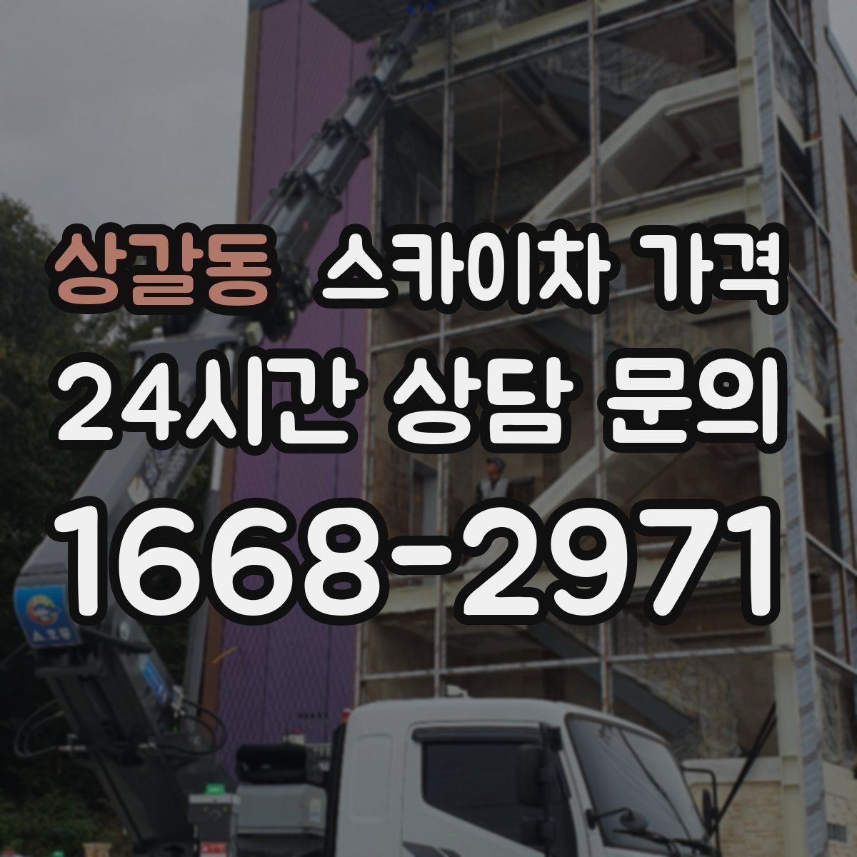 상갈동 스카이차 가격