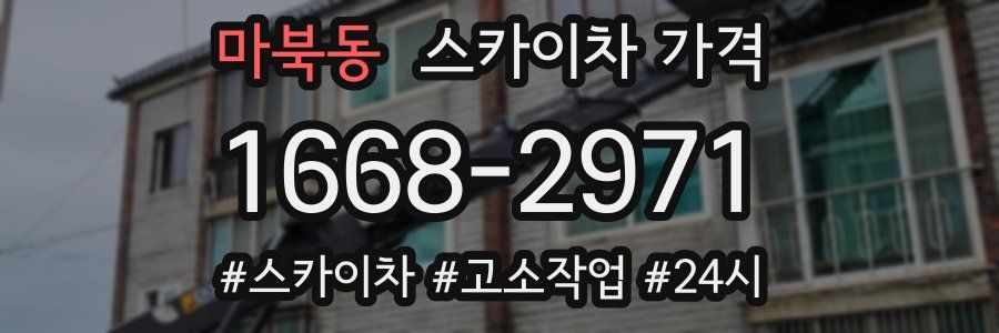 마북동 스카이차 가격