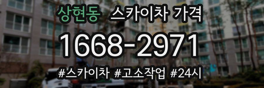 상현동 스카이차 가격