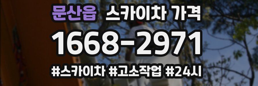 문산읍 스카이차 가격