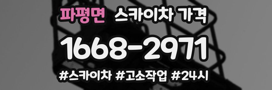 파평면 스카이차 가격