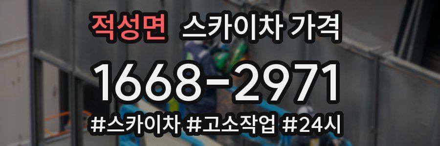 적성면 스카이차 가격
