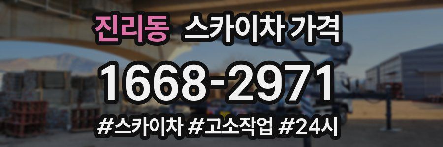 진리동 스카이차 가격