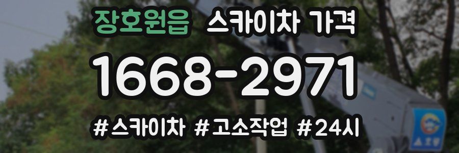 장호원읍 스카이차 가격