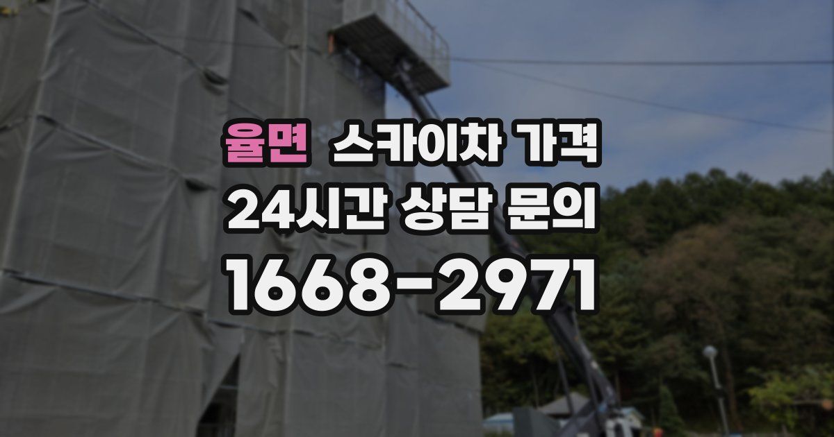 율면 스카이차 가격