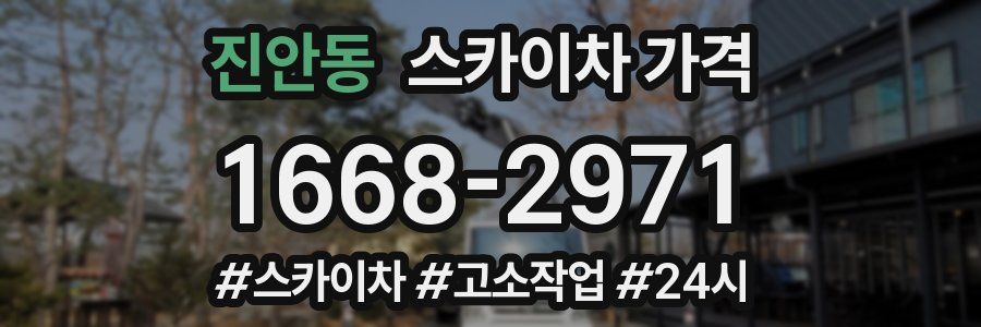 진안동 스카이차 가격