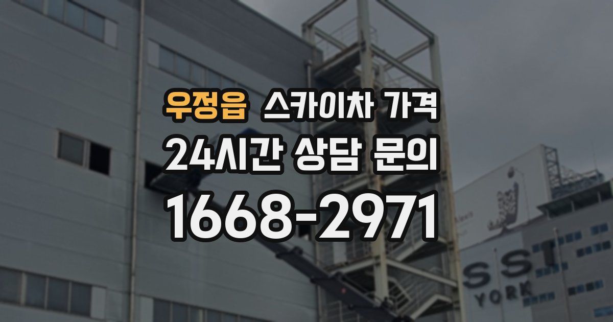 우정읍 스카이차 가격