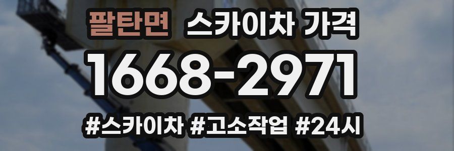 팔탄면 스카이차 가격