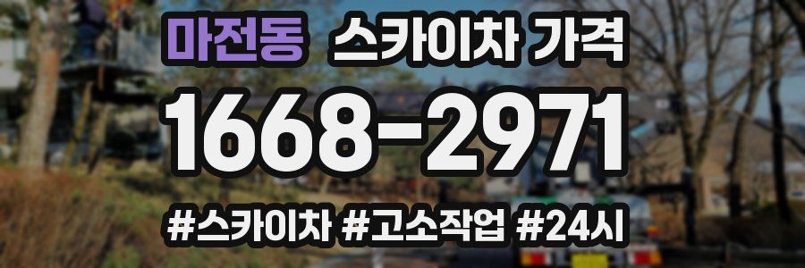 마전동 스카이차 가격