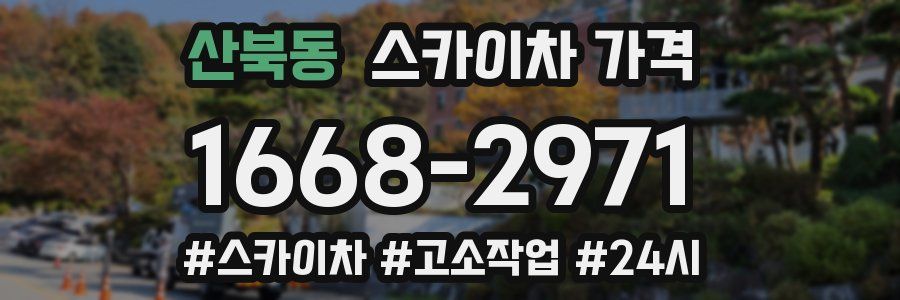 산북동 스카이차 가격